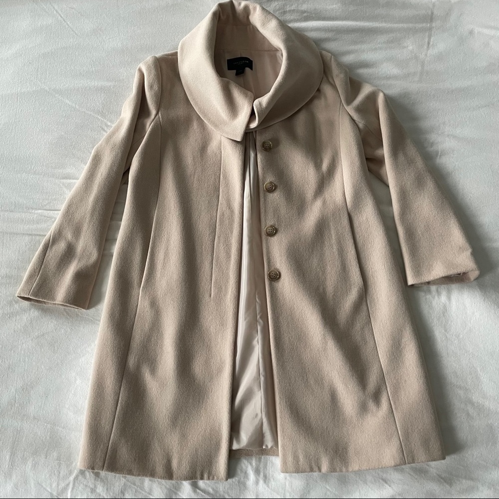 GUC Ann Taylor Wool Shawl Collar Car Coat